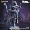 Irinia, Drow Spidermancer (Female Drow Beastmaster) - 32mm Scale