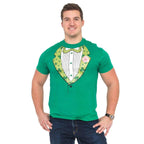 Irish Tuxedo St. Patrick's Day Rhinestones T-shirt - XL