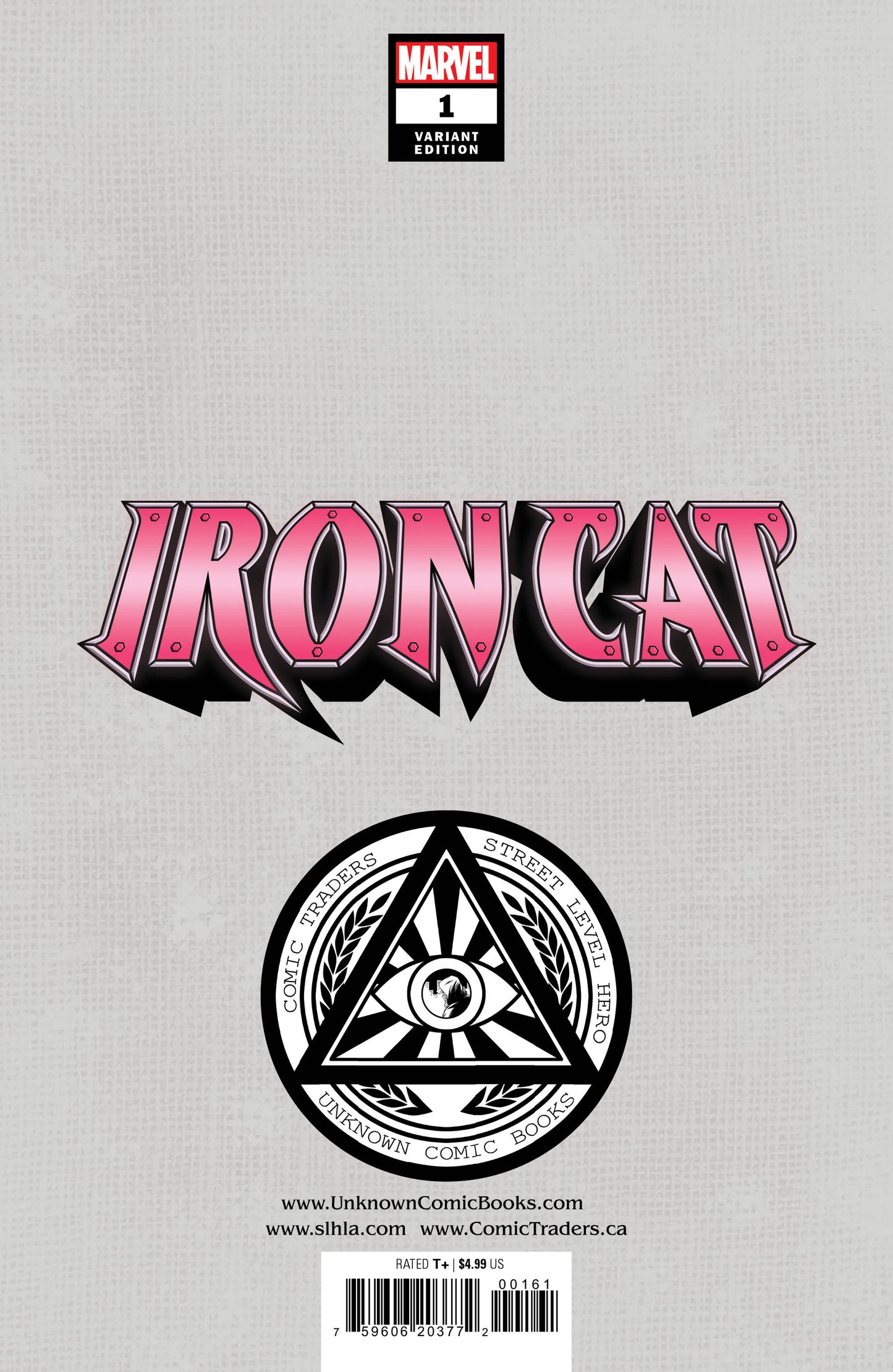 Iron Cat #1 Unknown Comics R1C0 Exclusive Virgin Var (06/29/2022)