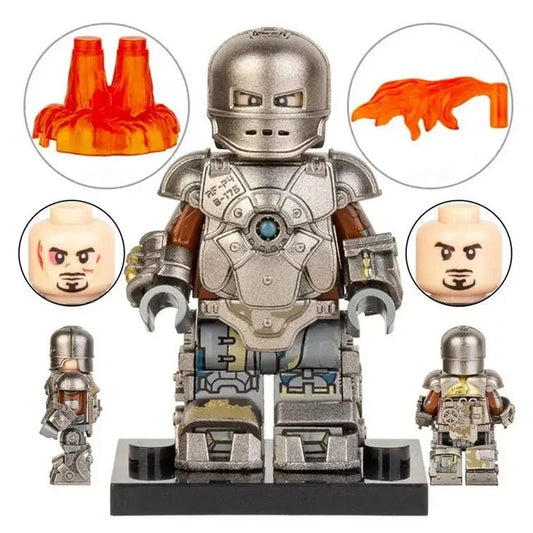 Iron Man Mark 1 First Ironman Suit lego Minifigures Custom Toys 1
