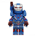 Iron Patriot James Rhodes Lego Minifigures Custom Toys 3