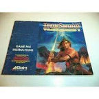 Iron Sword Wizards And Warriors II - NES - Game & Manual Only