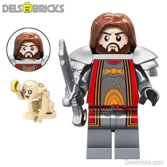 isildur Lord of The Rings Lego Minifigures Custom Toys - 