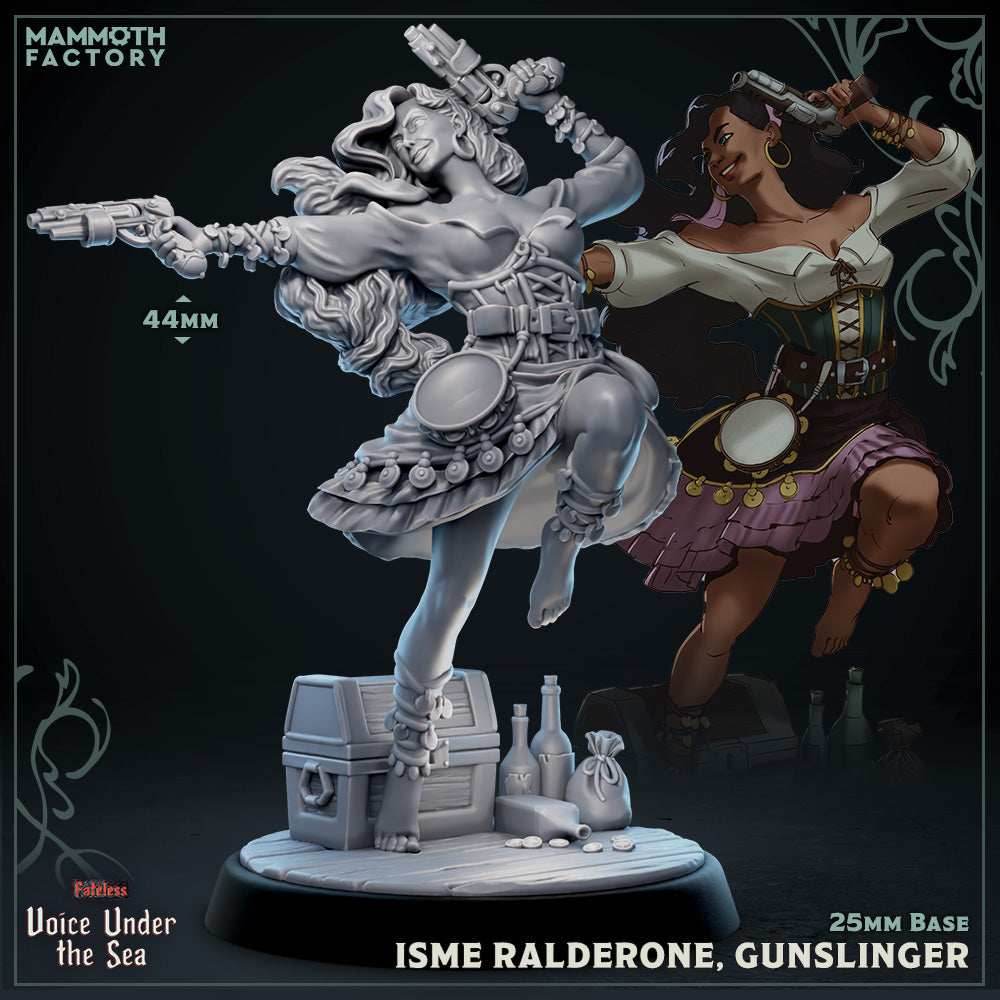 Isme Ralderone, Gunslinger (Female Human Pirate) - 
