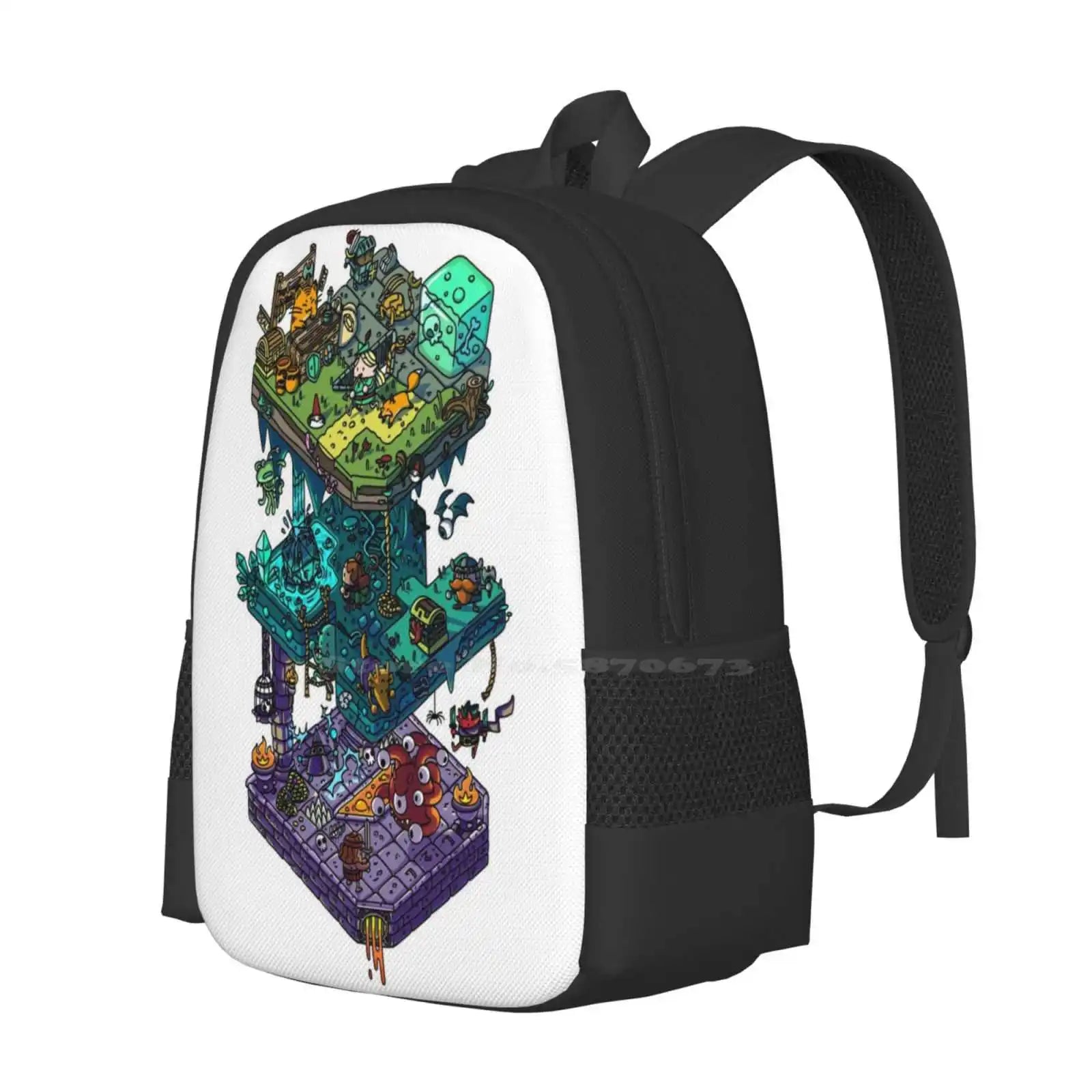 Isometric Dungeon Backpack/Drawstring Bag