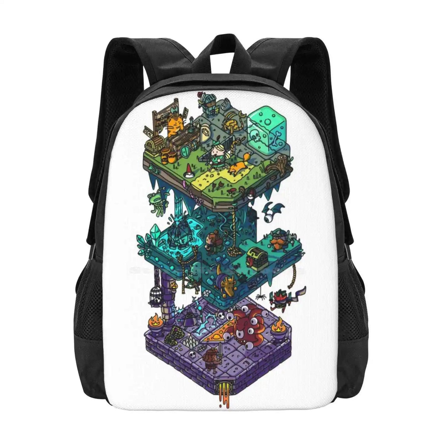 Isometric Dungeon Backpack/Drawstring Bag