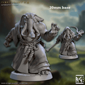 Ivory Priest - Sculpt A (Male Loxodon Monk) - No Hood / Ready / Fist