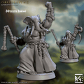 Ivory Priest - Sculpt C (Female Loxodon Monk) - No Hood / Fist / Chainstaff