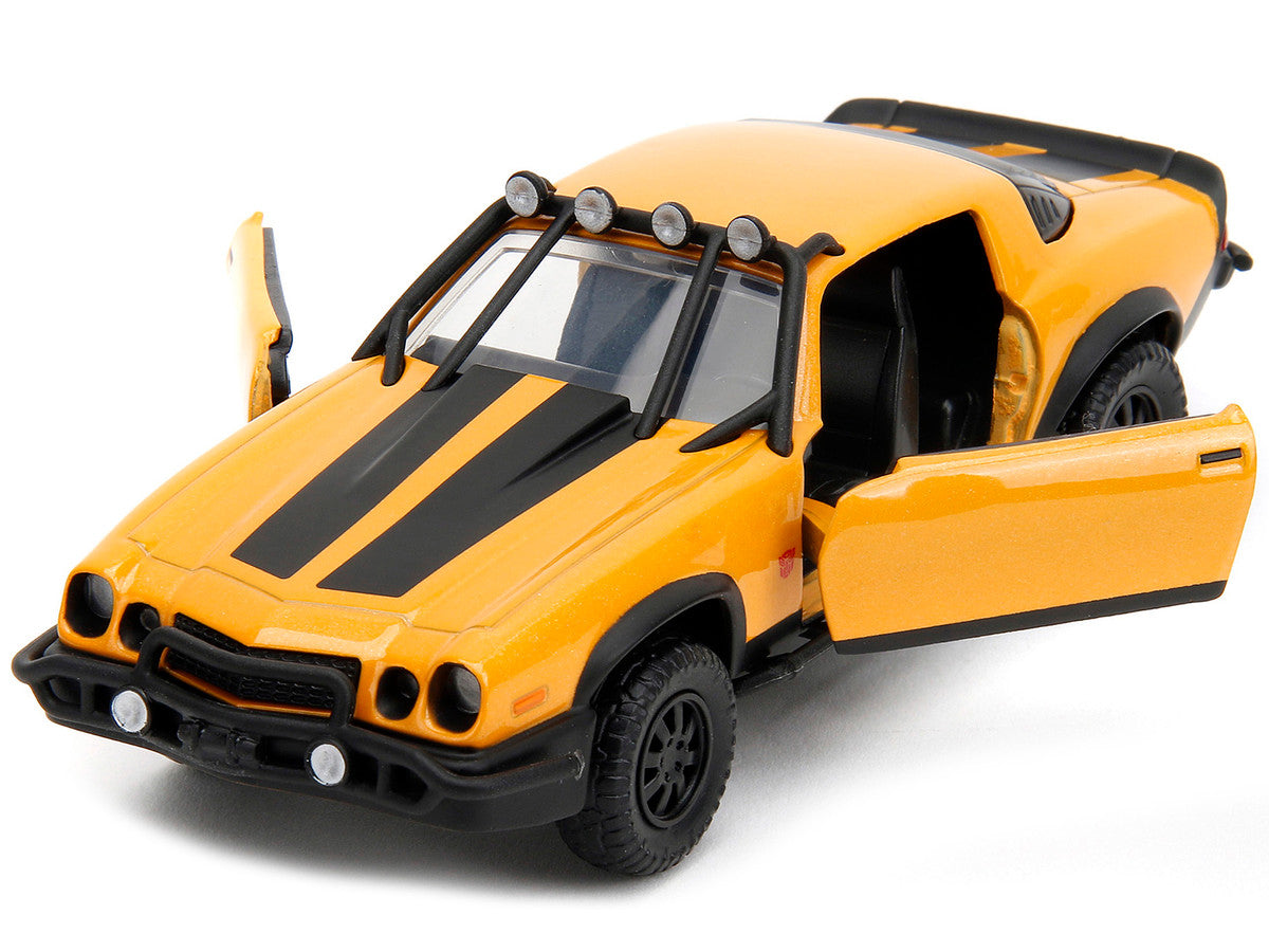 1977 Chevrolet Camaro Off-Road Version Yellow Metallic with Black Stripes "Transformers: Rise of the Beasts" (2023) Movie "Hollywood Rides" Series 1/32 Diecast Model Car by Jada-1