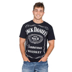 Jack Daniel's Whiskey Old No. 7 Tennessee Label  T-shirt