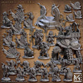 Jadeshell Turtlekin: Complete Set - Terra with Mount