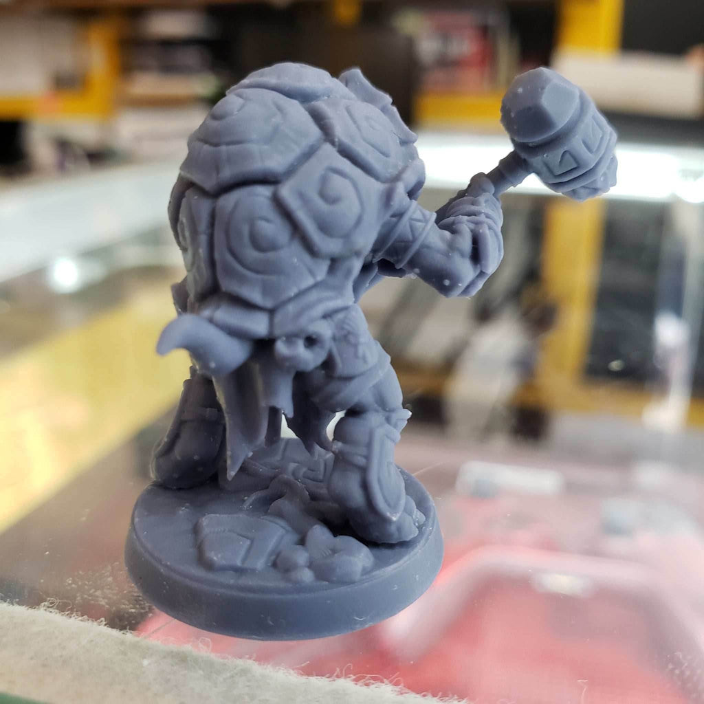 Jadeshell Turtlekin Warrior (Base Sculpt C) - With Helmet / Warhammer