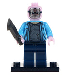 Jason Voorhees Friday The 13th Blue NES Lego Minifigures Custom Horror Toys 5