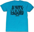 Jaws Invert Amity Island T-shirt - L
