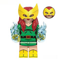 Jean Grey From X-Men '97 green suit Lego Minifigures custom toys