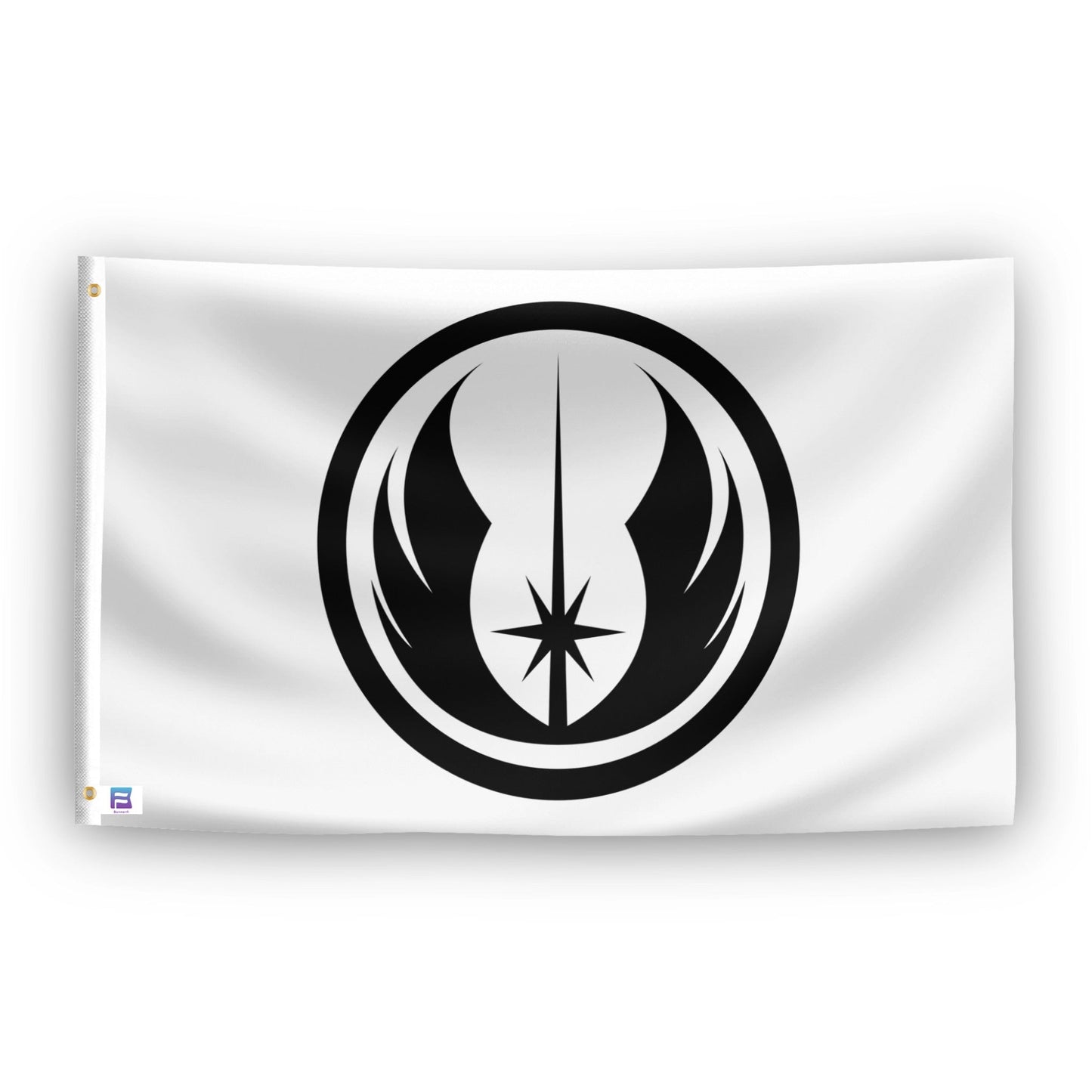 Star Wars Jedi Flag (White)