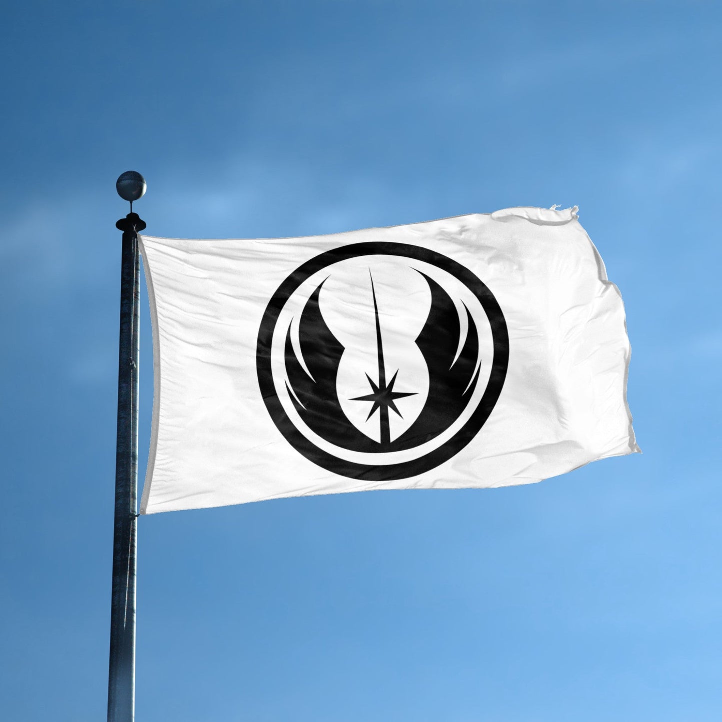 Star Wars Jedi Flag (White)