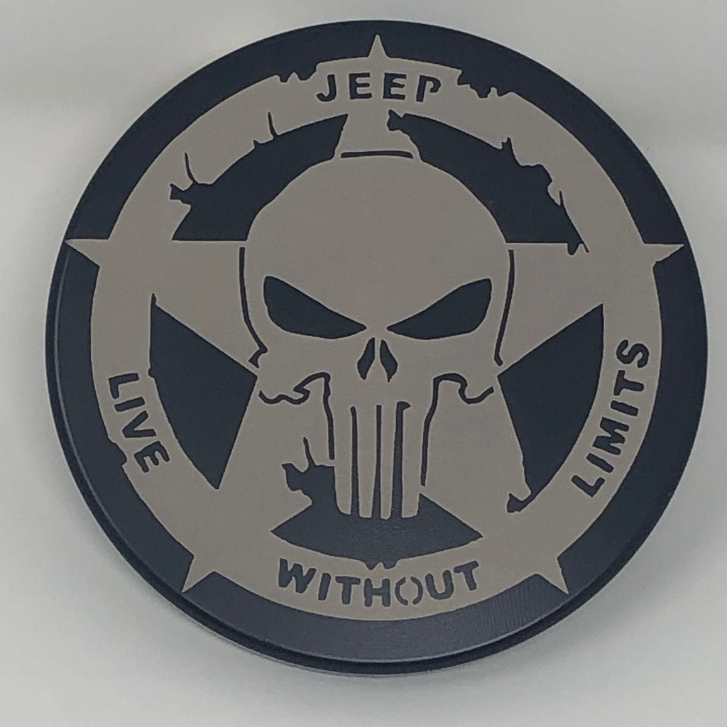 Jeep Live Without Limits Punisher Hitch Cover
