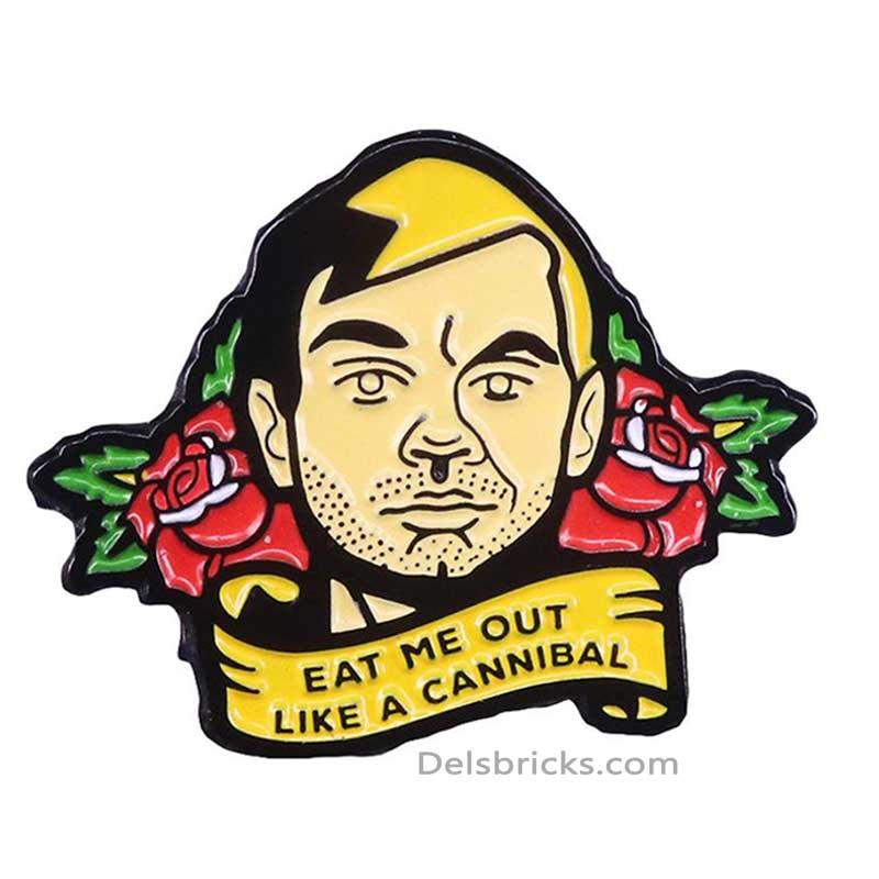 Jeffrey Dahmer Cannibal Enamel Pins small, durable, high quality accessories