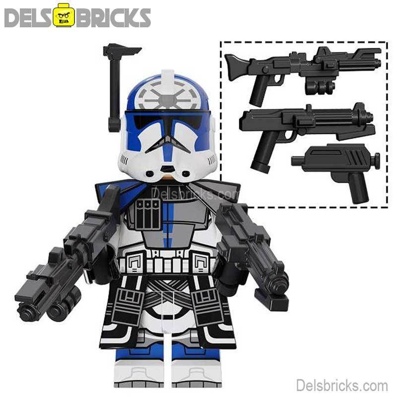Jesse 501st Legion Clone trooper Phase 2 Lego Minifigures Custom Toys - 