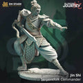 Jin Shi, Serpentfolk Commander (Male Yuan-ti Fighter) - 32mm Scale