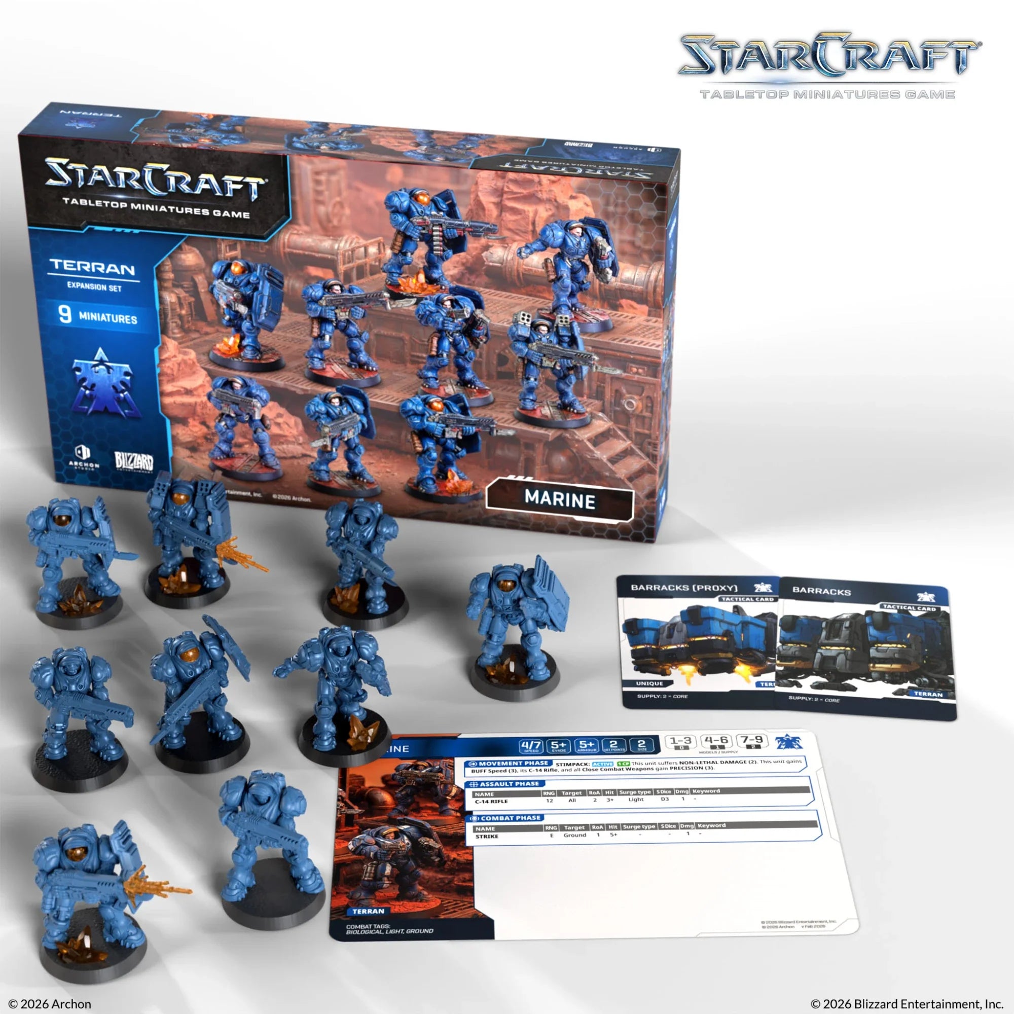 StarCraft The Miniatures Game: Terran: Marine Expansion Set