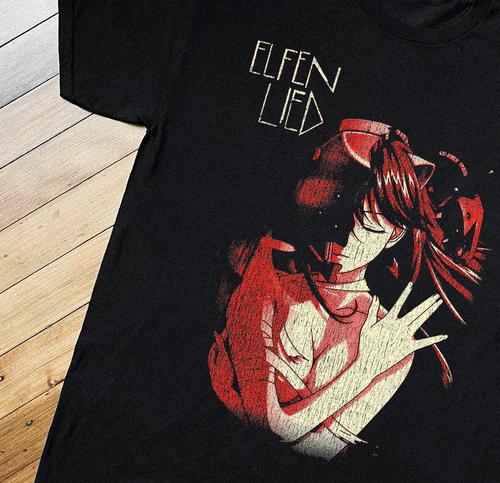 02 Elfen Lied Black T-Shirt