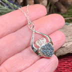 Juliet Claddagh Necklace - Silver / 18