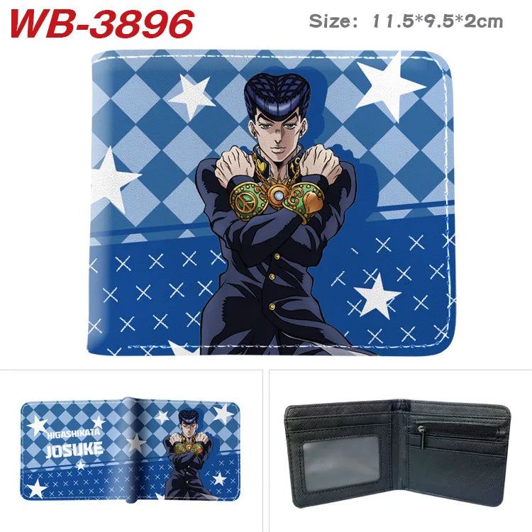 Jojo Bizarre Adventure Anime Cartoon Wallet Coin Purse with Card Holder