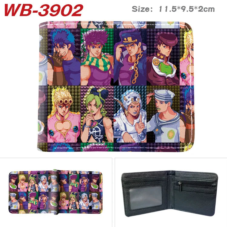 Jojo Bizarre Adventure Anime Cartoon Wallet Coin Purse with Card Holder