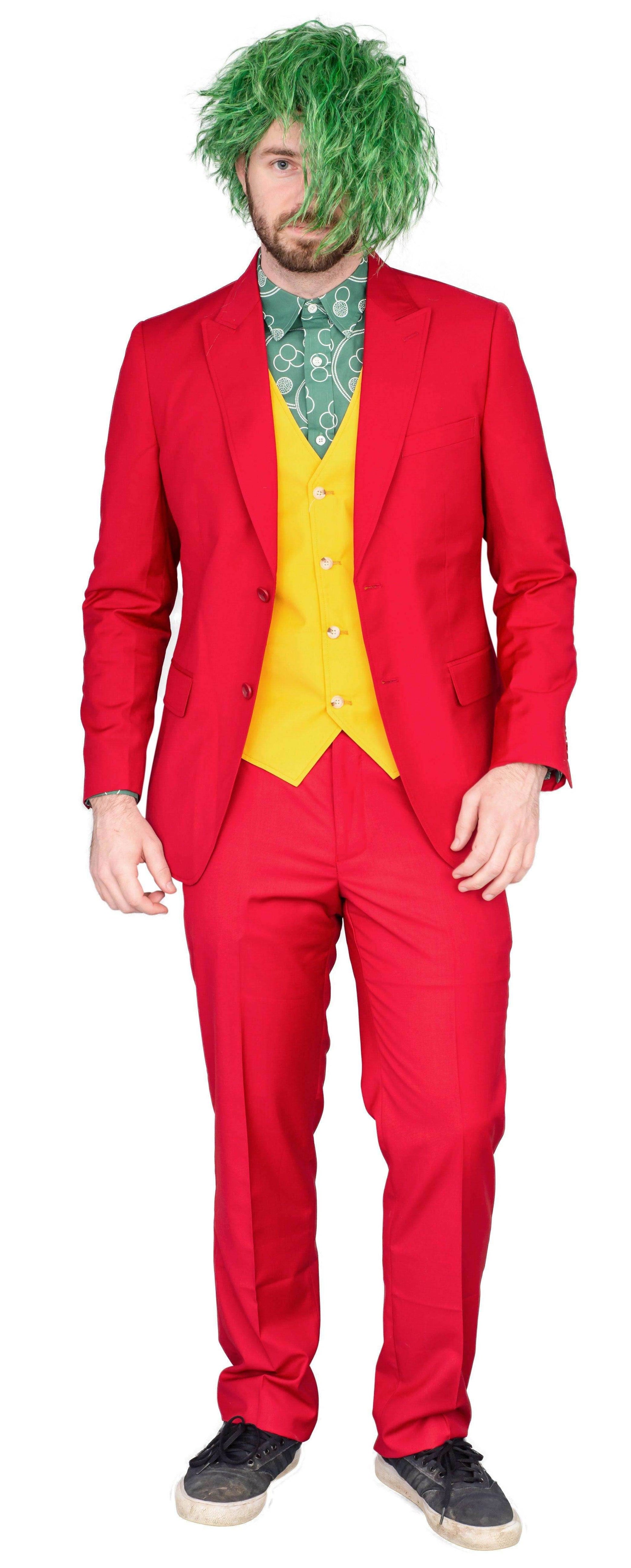 Joker Psycho Clown Costume Set - L