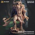 Jonah of the Badlands (Blind Male Satyr Barbarian) - 32mm Scale