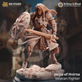 Jorjie of Hvirna, Veteran Fighter (Female Human Fighter) - 32mm Scale