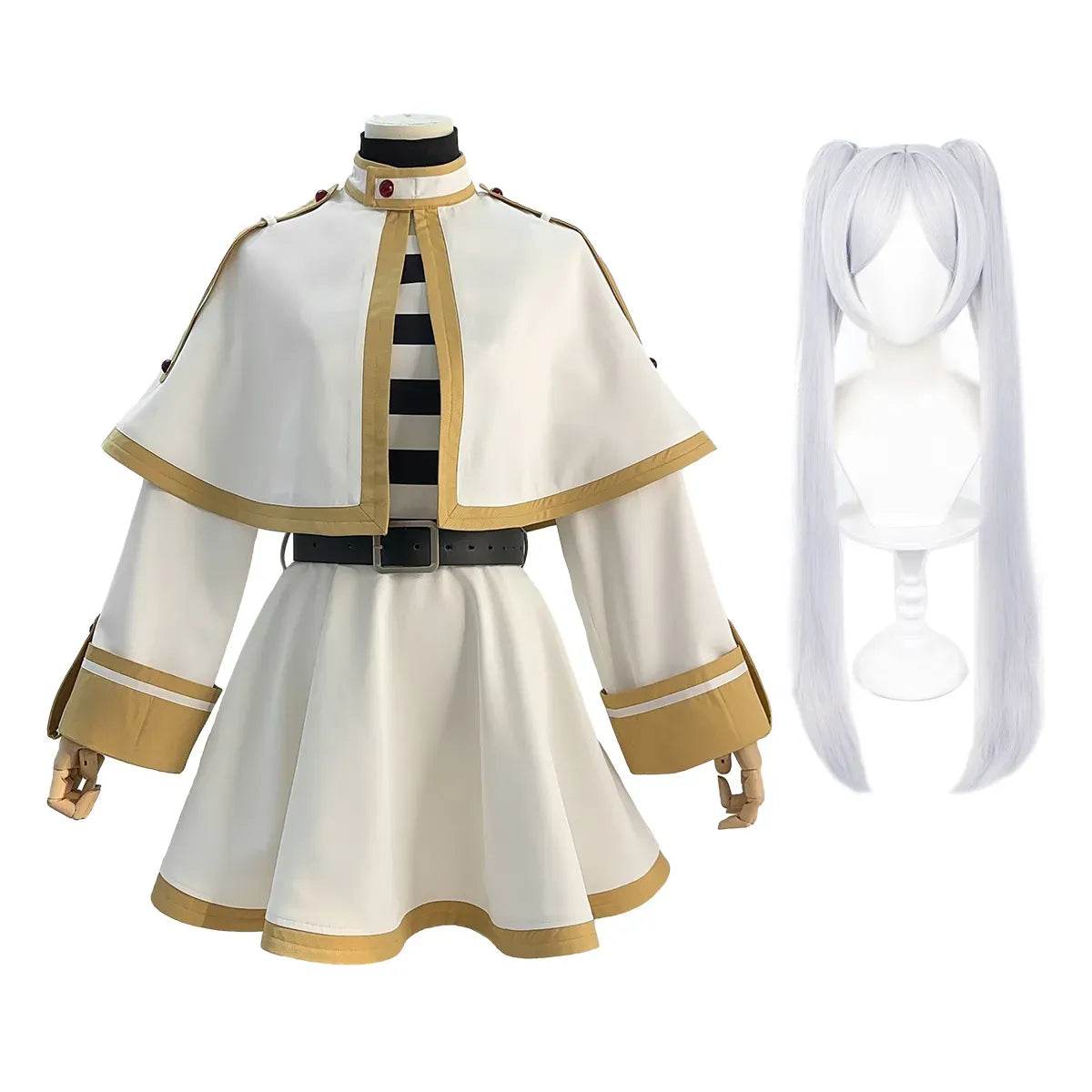 Frieren Beyond Journey's End Anime Cosplay - Costume with Wig / XS / CHINA