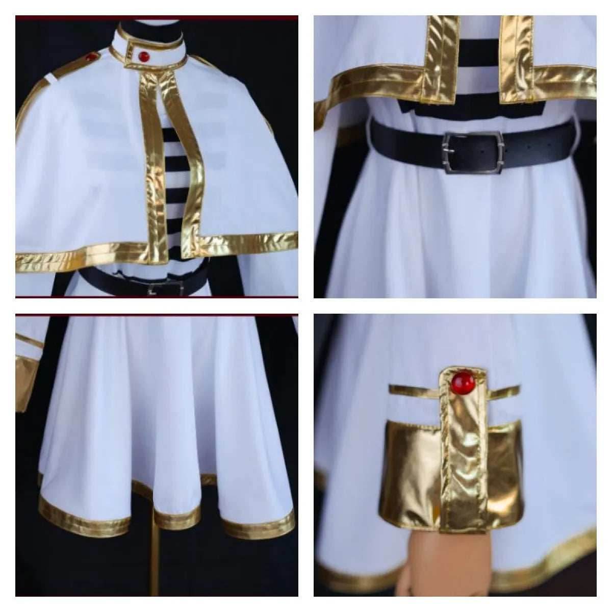 Frieren: Beyond Journey’s End Cosplay Costume – Dress with Wig & Accessories - Wig only / XS