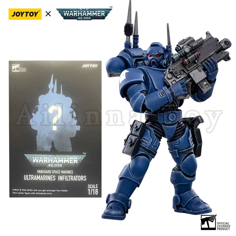 JOYTOY 1/18 Action Figure 40K New Ultra Squads & Mechas Severus Agemman Desolation Librarian  Anime Military Model