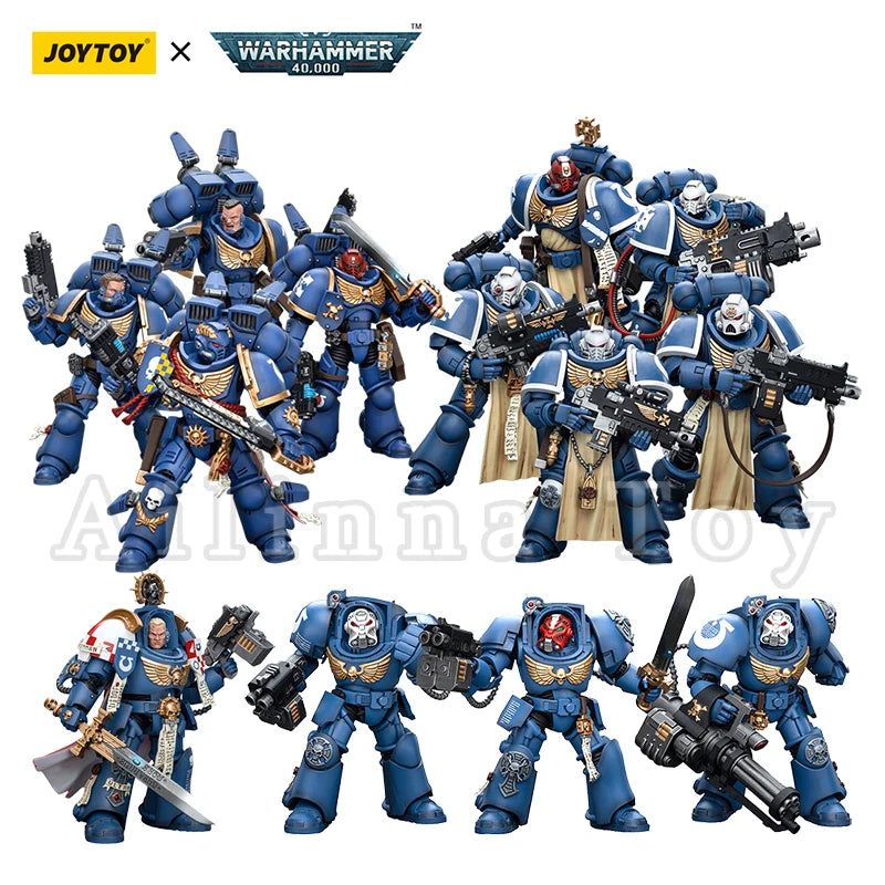 JOYTOY 1/18 Action Figure 40K New Ultra Squads & Mechas Severus Agemman Desolation Librarian  Anime Military Model