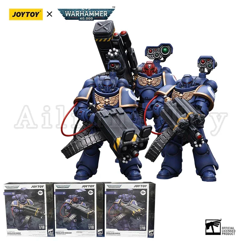 JOYTOY 1/18 Action Figure 40K New Ultra Squads & Mechas Severus Agemman Desolation Librarian  Anime Military Model