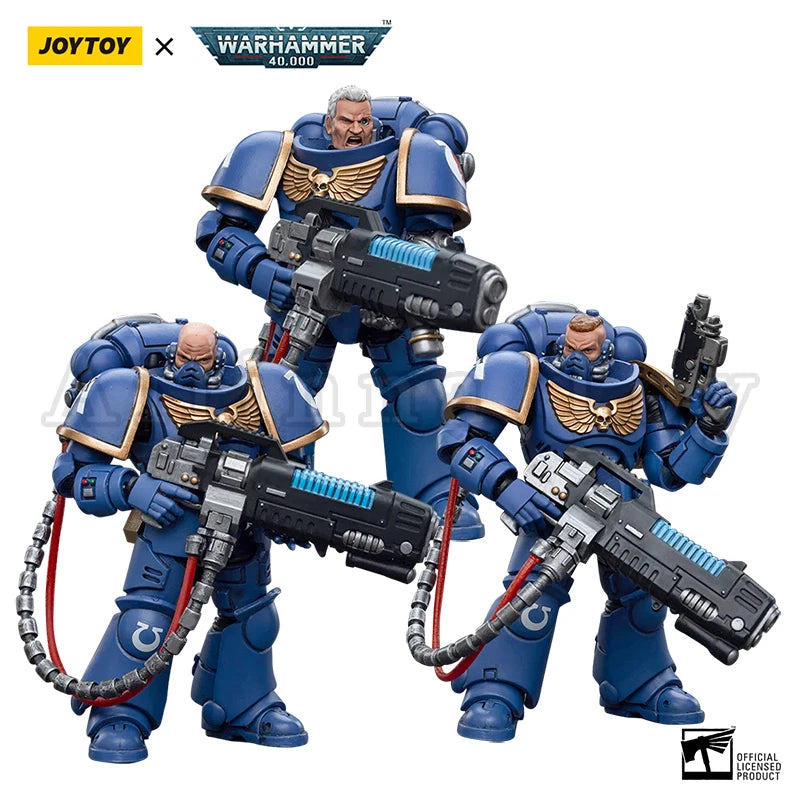 JOYTOY 1/18 Action Figure 40K New Ultra Squads & Mechas Severus Agemman Desolation Librarian  Anime Military Model