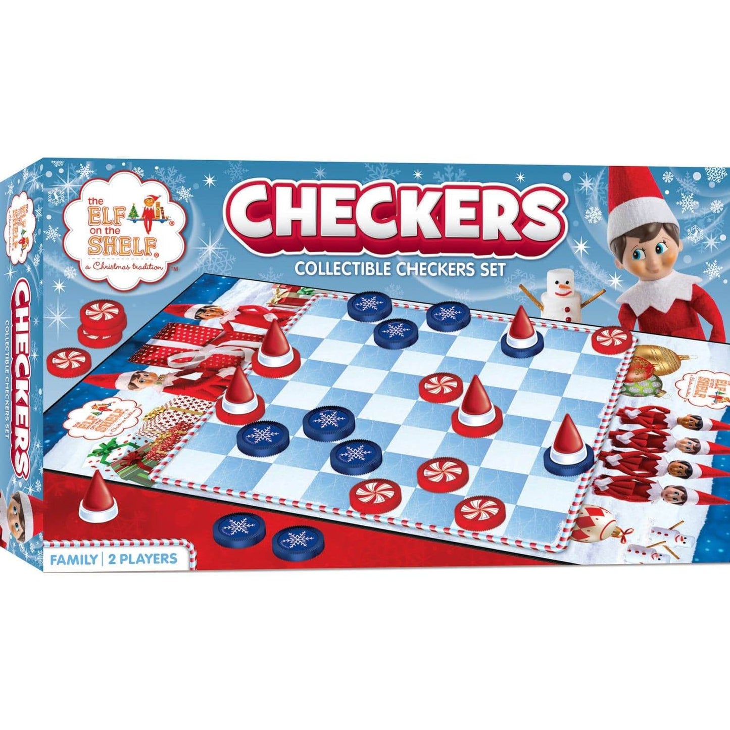 Elf on the Shelf Checkers Board Game - 