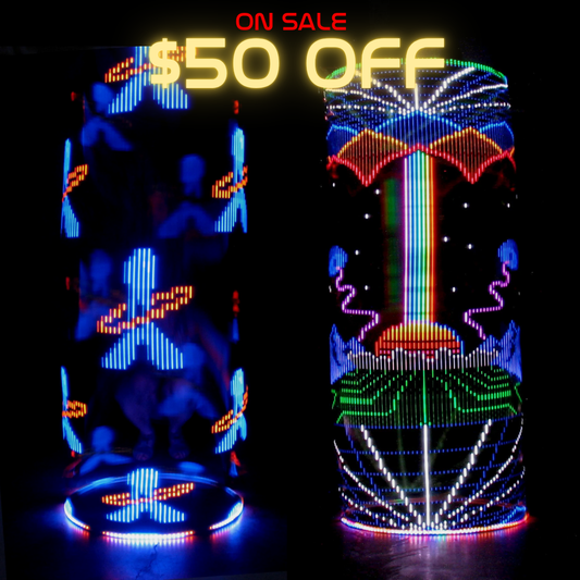 Ready To Ship Atomic V LED Hoops