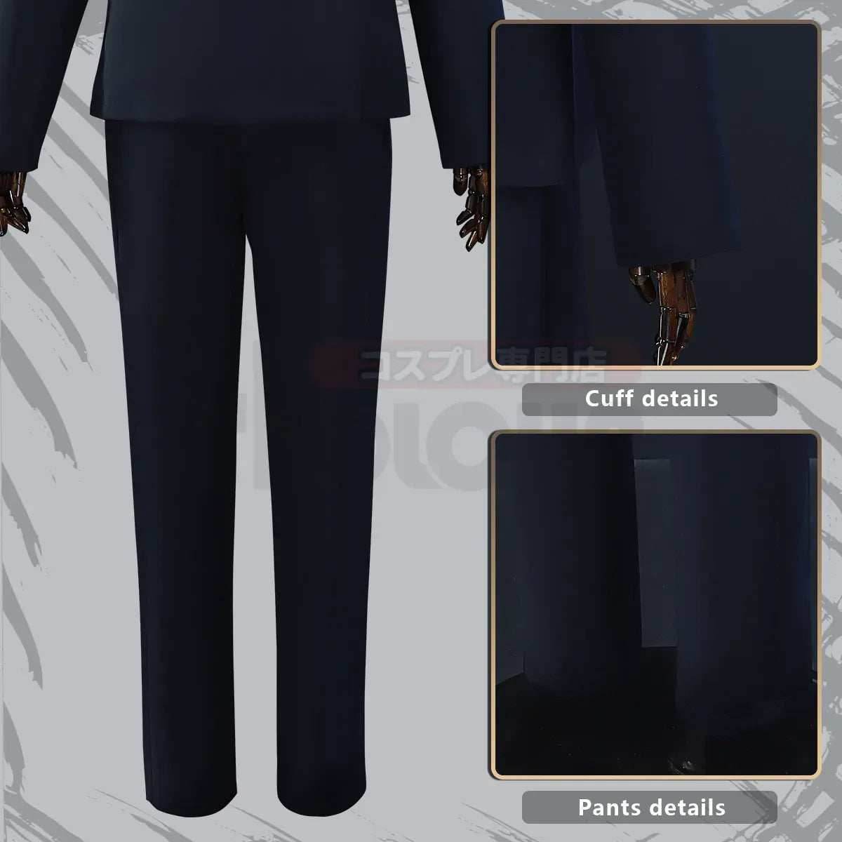 Jujutsu Kaisen Cosplay Costume - Suguru Geto, Satoru Gojo - Geto Costume Wig / XS / CHINA