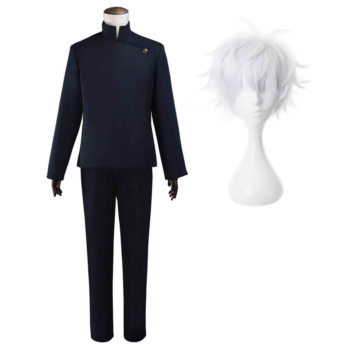 Jujutsu Kaisen Cosplay Costume - Suguru Geto, Satoru Gojo - Satoru Costume Wig / XS / CHINA