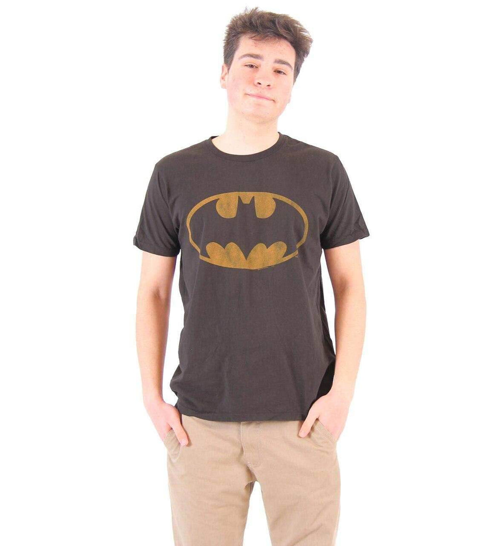 Junk Food Batman Distressed Logo T-shirt - S