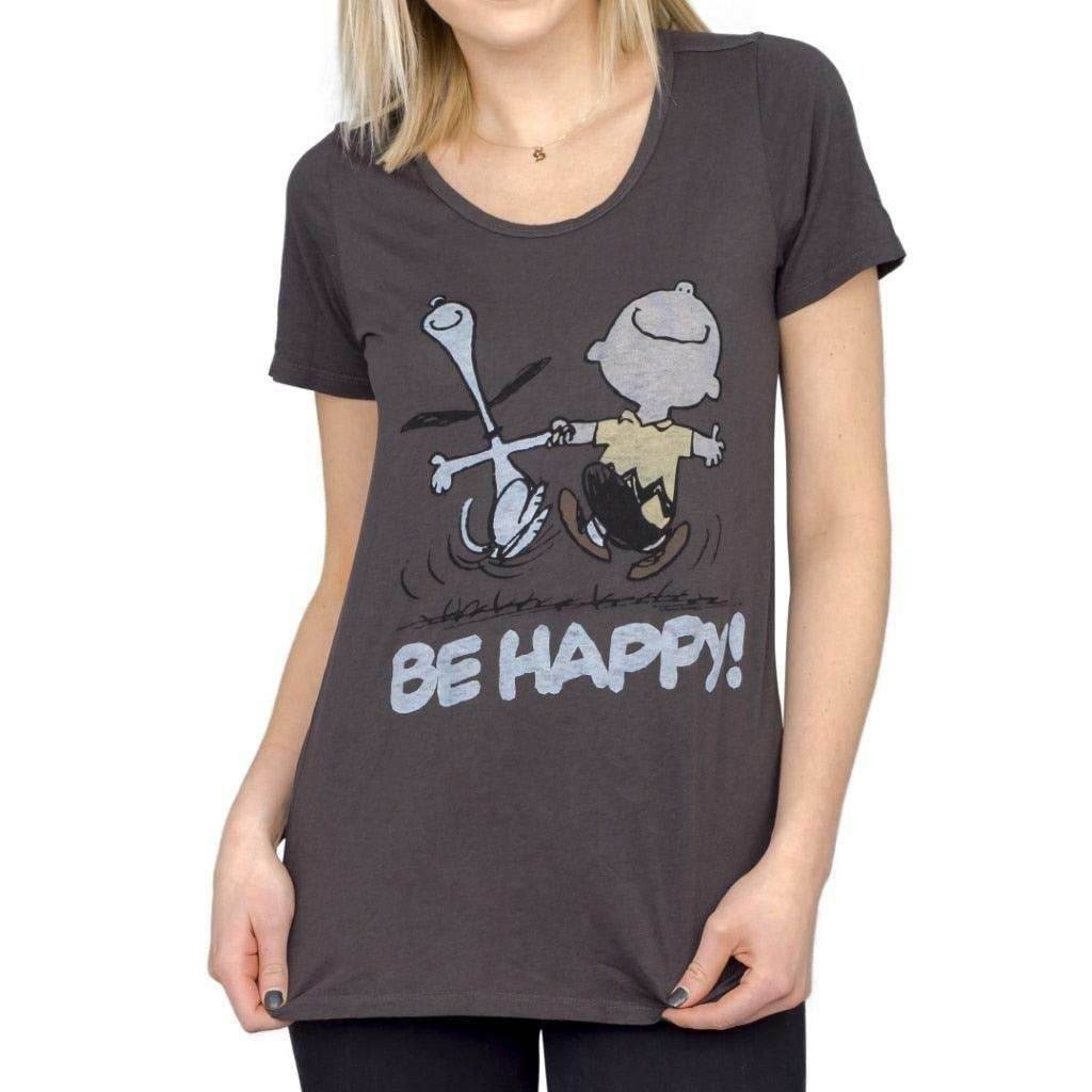 Junk Food Peanuts Be Happy T-Shirt - S
