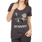 Junk Food Peanuts Be Happy T-Shirt - S