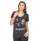 Junk Food Peanuts Be Happy T-Shirt - S