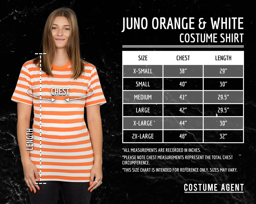 Juno Orange and White Pregnant Impersonation T-Shirt