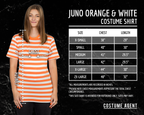 Juno Orange and White Pregnant Impersonation T-Shirt