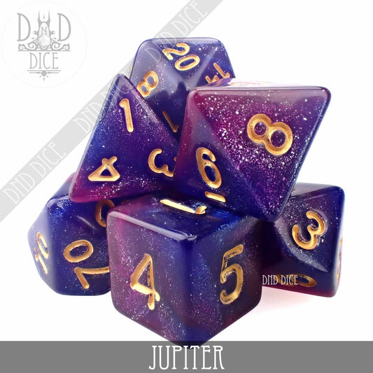 Jupiter Galaxy Dice Set